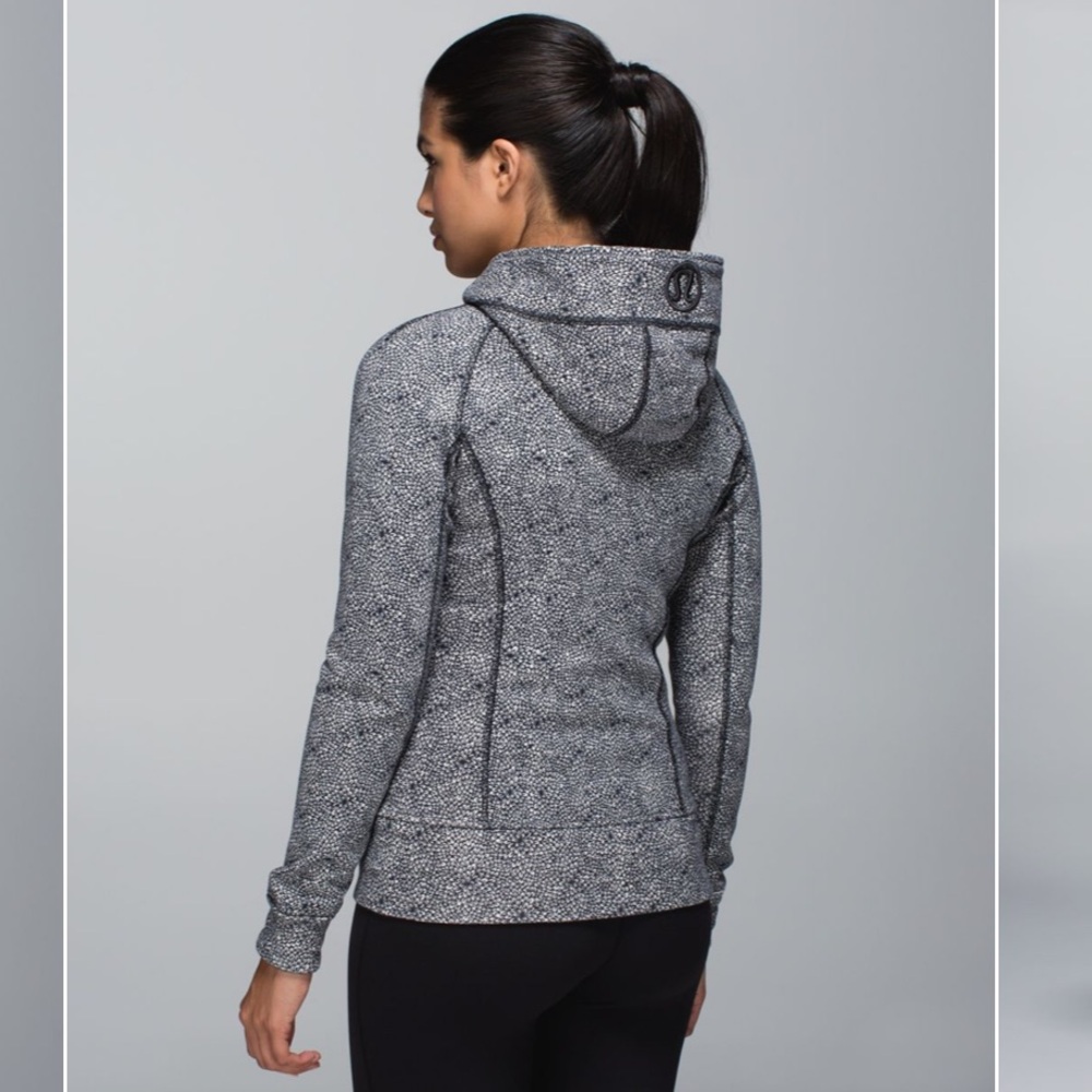 lululemon athletica Gray Scuba Hoodie Fleece Sweater - Picture 3 of 10